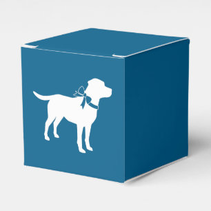 Labrador Dog Baby Shower Blue Boy Lab Favour Box