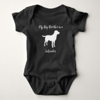 Labrador Dog Baby Shower Lab Grey Gender Neutral