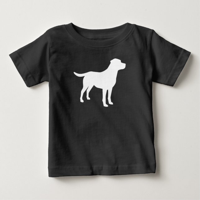 Labrador Dog Baby Shower Lab Grey Gender Neutral T-Shirt (Front)