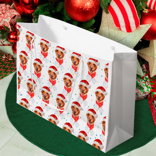 Labrador Dog Breed Christmas Large Gift Bag