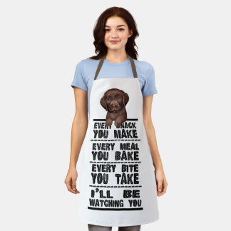 Labrador Dog Every Snack You Make Apron