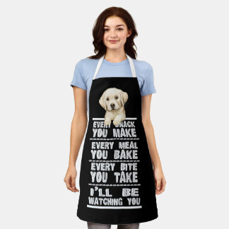 Labrador Dog Every Snack You Make Apron