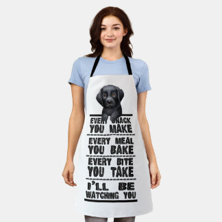 Labrador Dog Every Snack You Make Apron