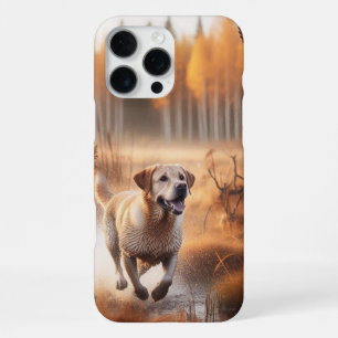 Labrador/dog in the autumn duck hunt iPhone 16 pro max case