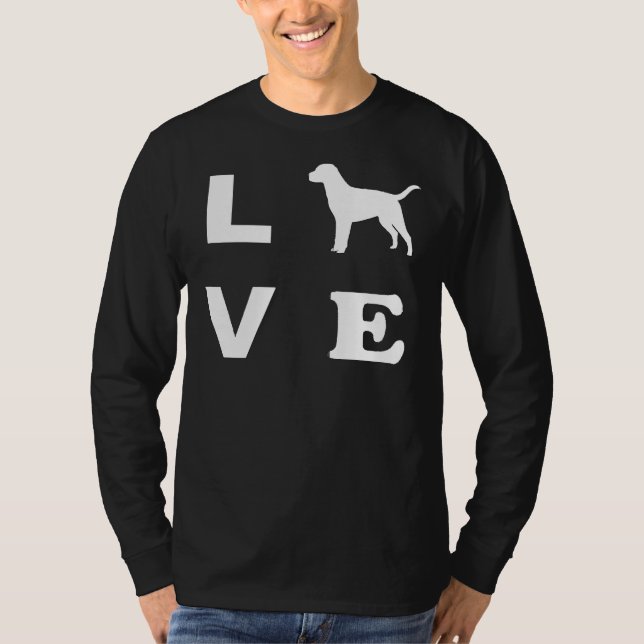 Labrador Dog Love T-Shirt (Front)
