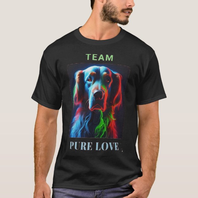 LABRADOR DOG LOVER PURE LOVE TEAM T-Shirt (Front)