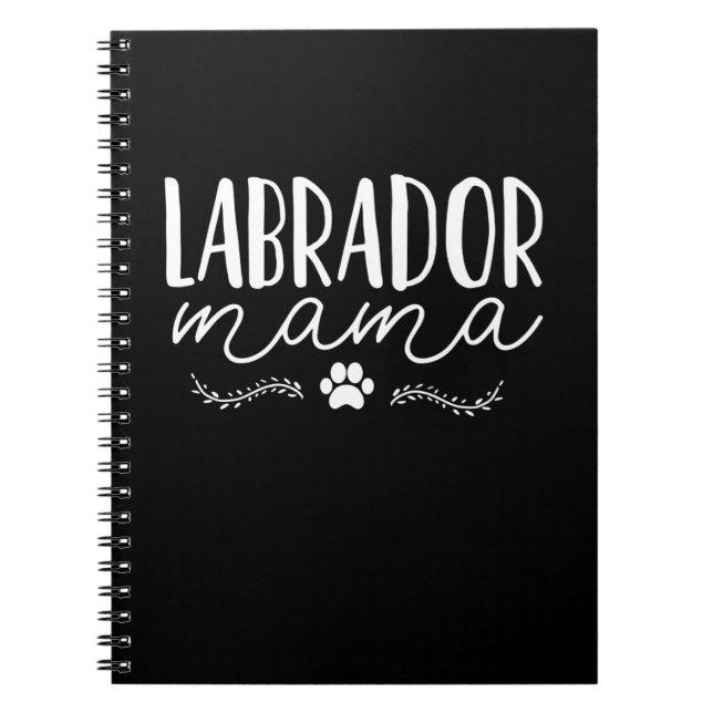 Labrador Dog Mama Notebook (Front)