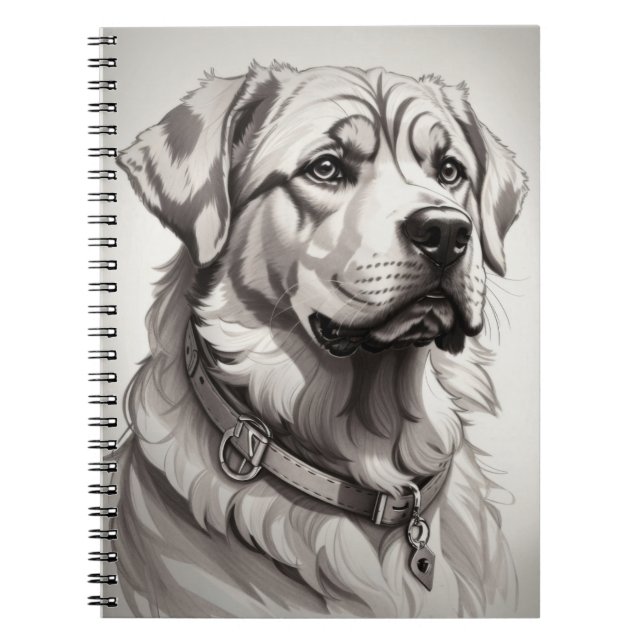 Labrador Dog Notebook (Front)