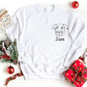 Labrador Dog Personalized Hand Drawing T-Shirt