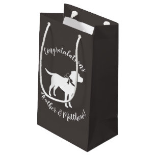 Labrador Dog Theme Baby Shower Gender Neutral Small Gift Bag