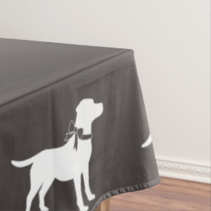 Labrador Dog Theme Baby Shower Gender Neutral Tablecloth