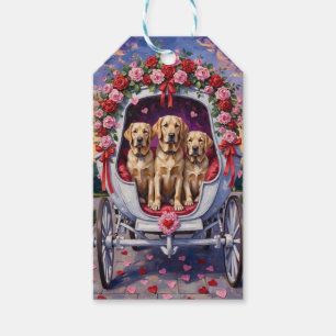 Labrador Dog Valentine's Day  Gift Tags