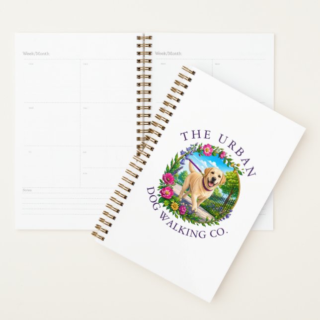 Labrador Dog Walker Trainer Planner (Display)