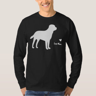 Labrador Dogs Lab Mom Cute Labrador Owner Dogs Quo T-Shirt