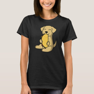 Labrador Eating A Taco Dog   T-Shirt