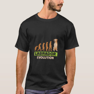 LABRADOR EVOLUTION Labrador Retriever Funny Dog Ow T-Shirt