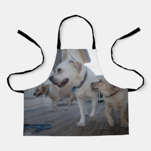 Labrador Family Love, Kids Full Print Apron