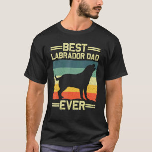 Labrador For Men Dad Black Lab Yellow Labrador Ret T-Shirt