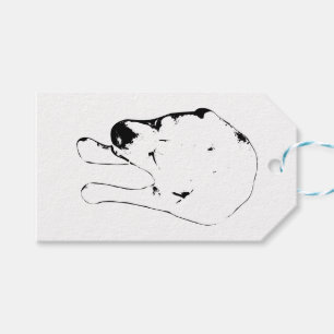 Labrador Gift Tag, Merry Finish Tags