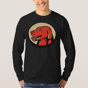 Labrador Golden Retriever Dog Head T-Shirt
