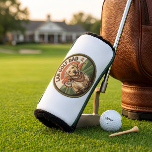 Labrador Golf Dad Putter Cover Custom Gift