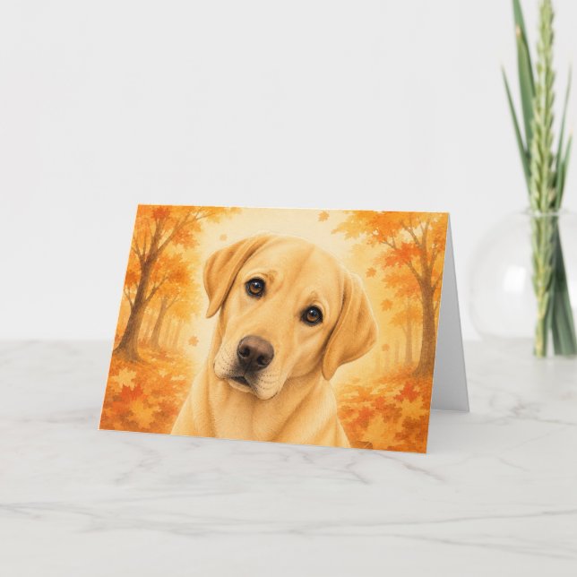 Labrador Greeting Card (Front)