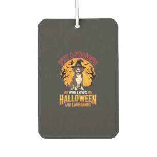 Labrador Halloween Grandma Dog Design_1 Car Air Freshener