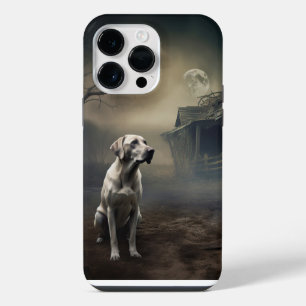 Labrador Halloween Scary iPhone 14 Pro Max Case