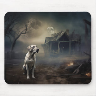 Labrador Halloween Scary Mouse Pad