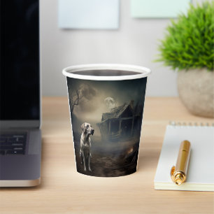 Labrador Halloween Scary Paper Cups