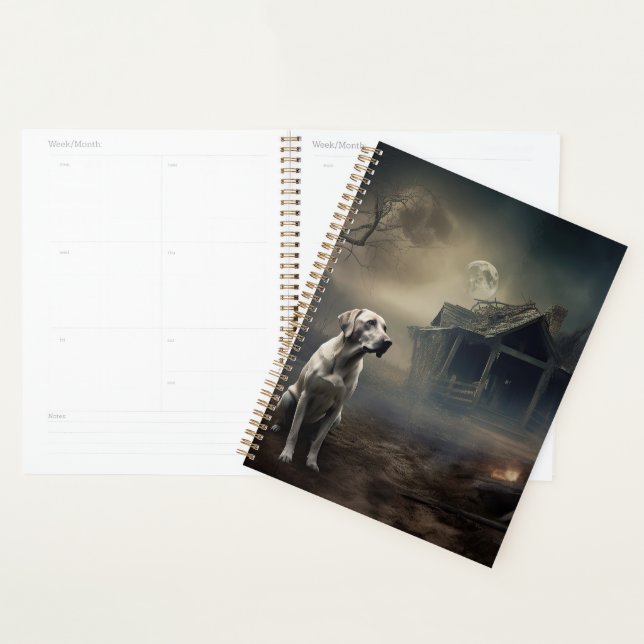 Labrador Halloween Scary Planner (Display)