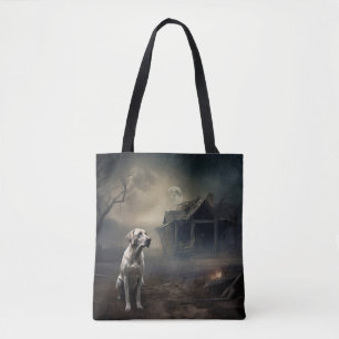 Labrador Halloween Scary Tote Bag