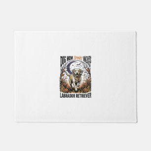 Labrador Halloween Shirt Vintage Dog Mum Graphic_1 Doormat