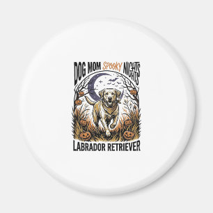 Labrador Halloween Shirt Vintage Dog Mum Graphic_1 Magnet