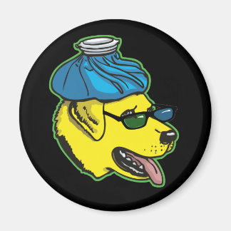 Labrador Hangover Gear Magnet