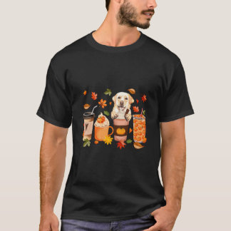 Labrador Inside Coffee Cup Thanksgiving Drinking C T-Shirt
