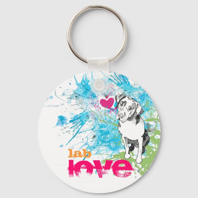 Labrador Key Ring (Front)