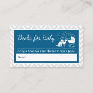 Labrador Lab Dog Baby Shower Books for Baby Enclosure Card