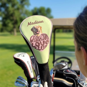 Labrador Love Club Custom Headcover - Dog Mum Gift