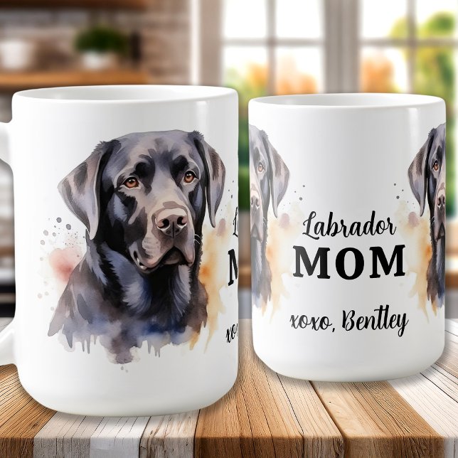 Labrador MOM Personalised Dog Lover Black Lab Coffee Mug (Creator Uploaded)