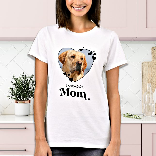 Labrador MOM Personalised Dog Lover Pet Photo T-Shirt (Creator Uploaded)
