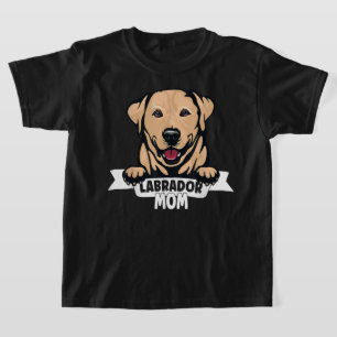 Labrador Mum blonde Lab yellow Labrador Retriever T-Shirt