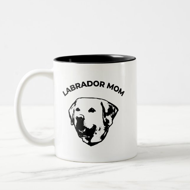 Labrador Mum Coffee Mug (Left)