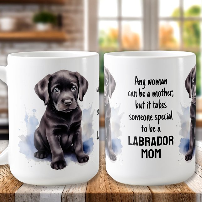 Labrador Mum Dog Lover Cute Mother's Day Puppy  Coffee Mug (Creator Uploaded)