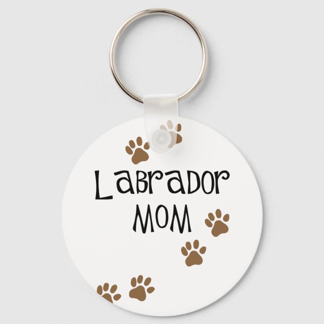 Labrador Mum Key Ring (Front)