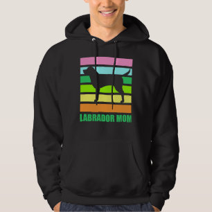 Labrador Mum Retro Hoodie