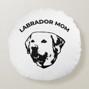 Labrador Mum Round Cushion