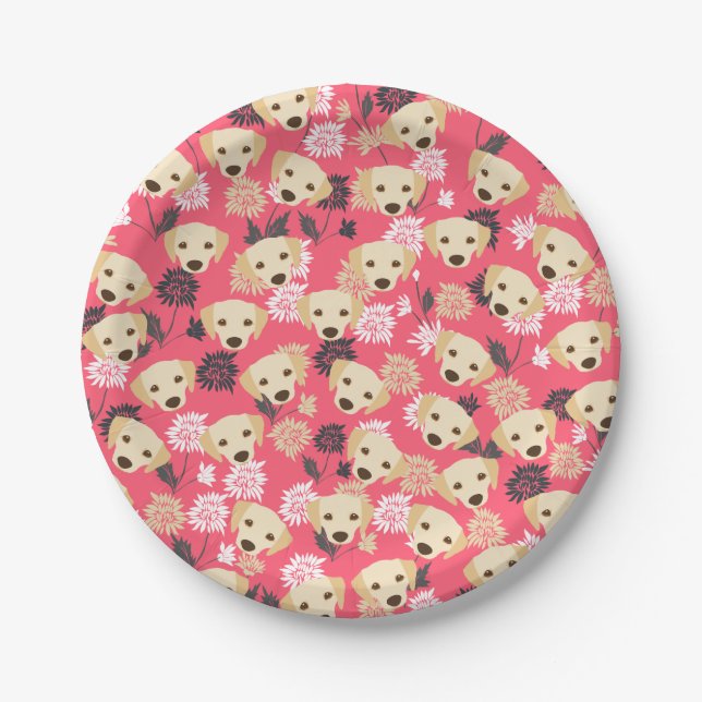 Labrador Paper Plate (Front)