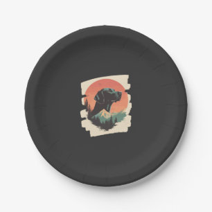 Labrador paper plate