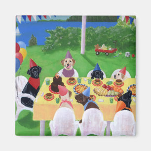 Labrador Party Magnet